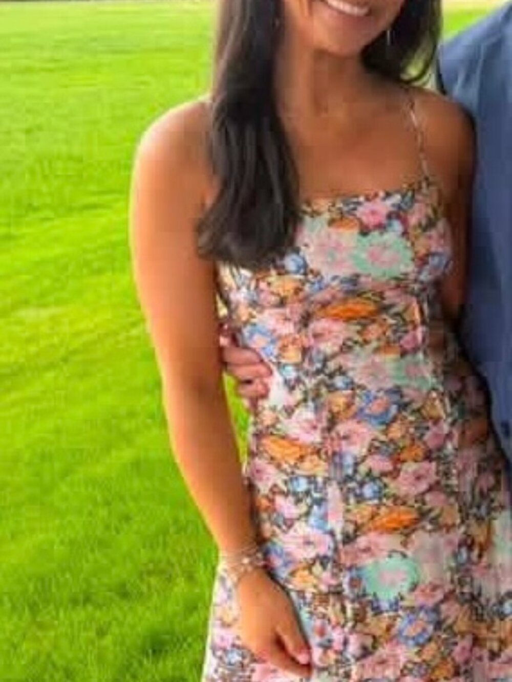 Palm Glow Maxi Dress Floral